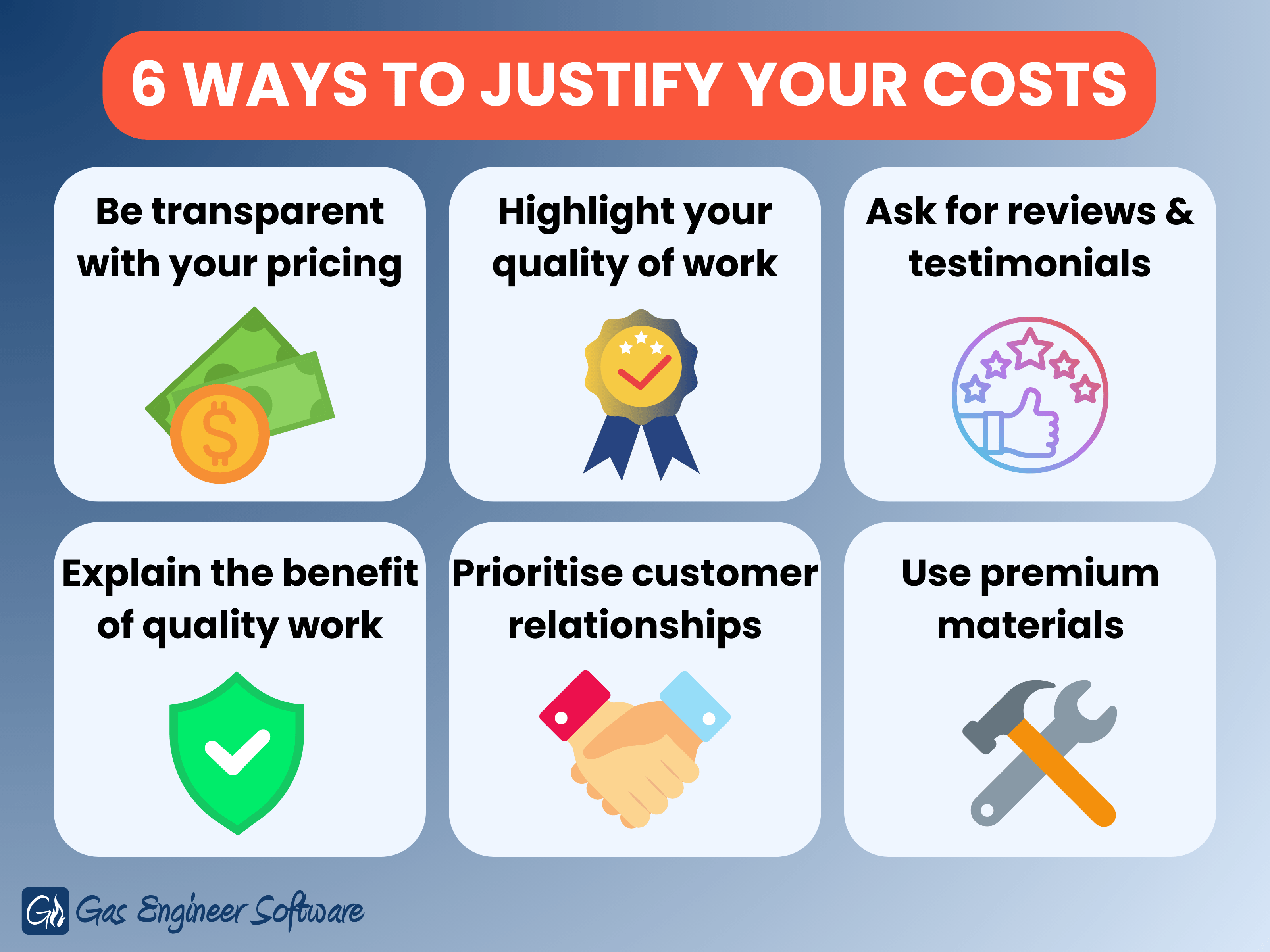 6 Ways to justify your costs