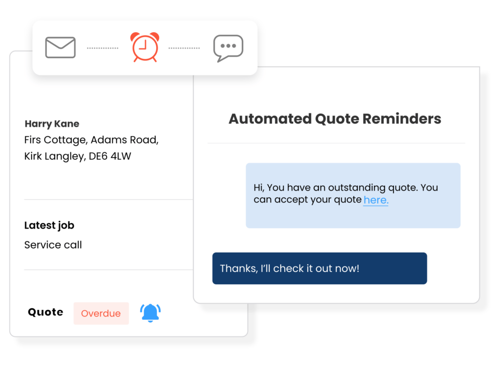Automated service reminder software & app