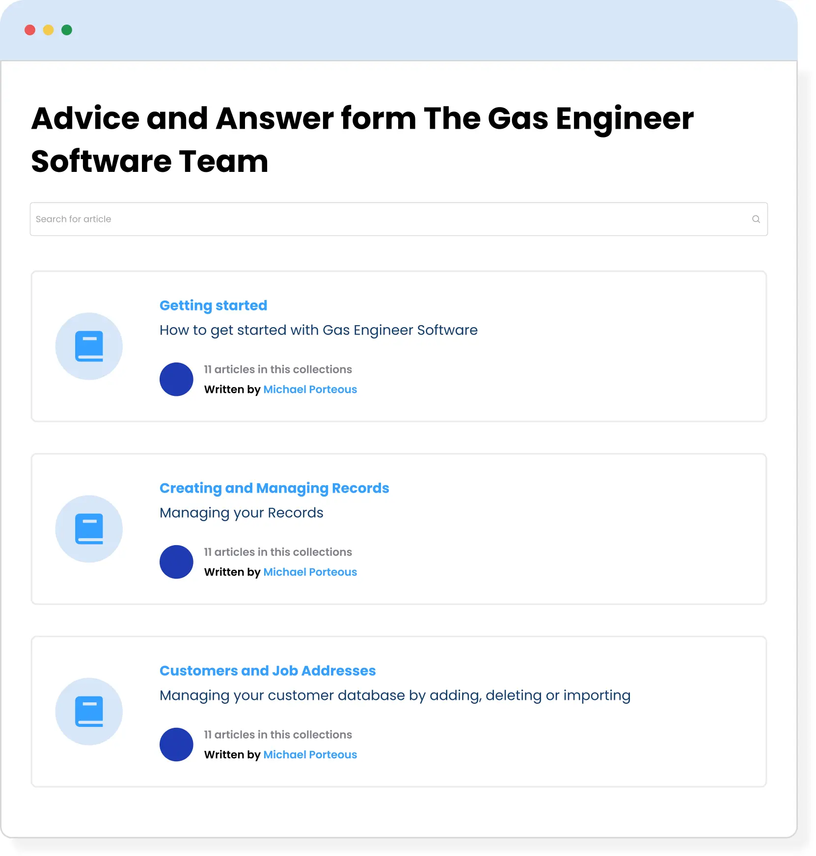 Browse our help articles for guides on how to use our software.