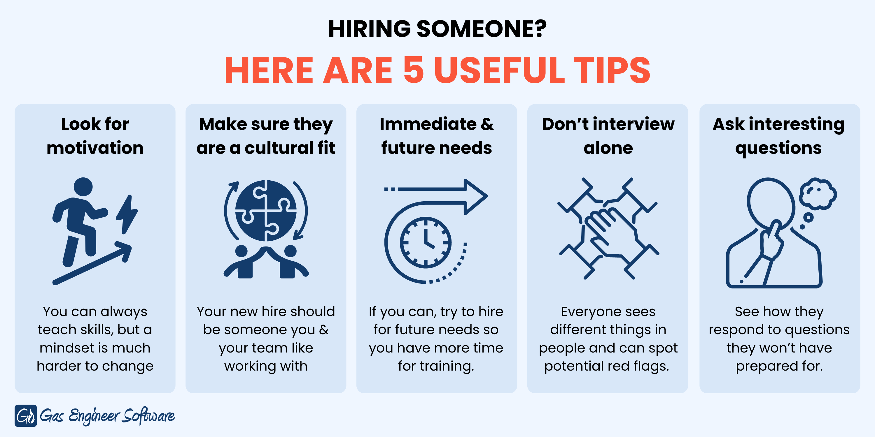 5 tips for your next hire