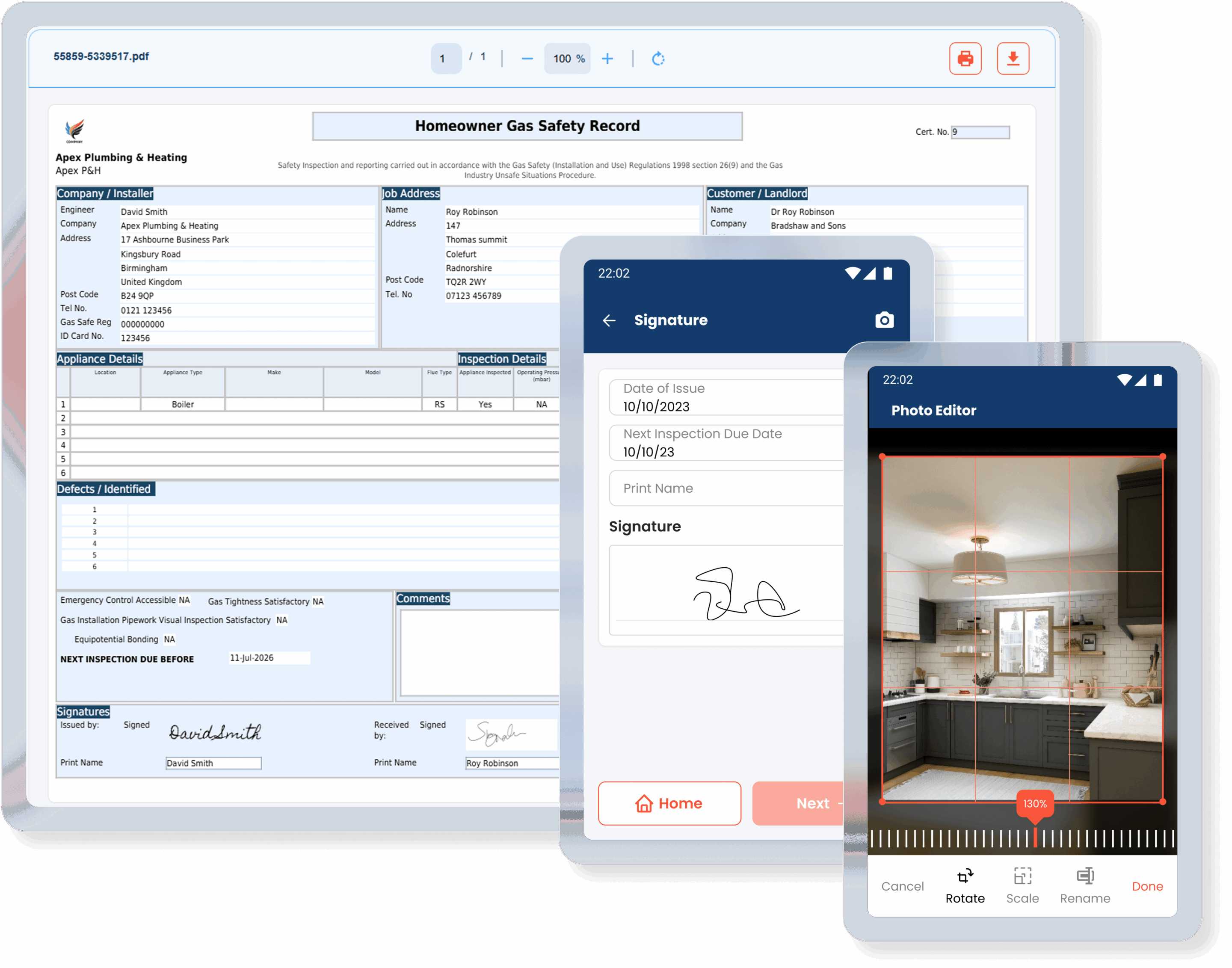 customise emails and sms reminders