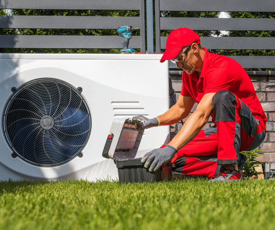 installing heat pump